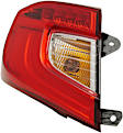 Driver Side, Inner And Outer Halogen/LED Combo Tail Light, With bulb(s), OE Replacement