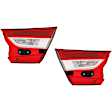 Driver and Passenger Side, Inner Halogen Tail Light, With bulb(s), OE Replacement