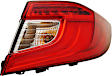 Driver and Passenger Side, Inner and Outer Halogen/LED Combo Tail Light, With bulb(s), OE Replacement, CAPA Certified