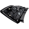 Driver Side, Inner and Outer Tail Lights, with Bulbs, LED - Mounts on Body, Halogen - Mounts on Liftgate, Hatchback, CAPA CERTIFIED