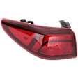 2022 Hyundai Kona - Driver and Passenger Side Halogen Tail Light, With bulb(s), Mounts on Body, Bulb Type, OE Replacement, CAPA Certified