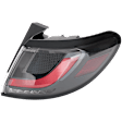 Driver and Passenger Side, Outer LED Tail Light, With bulb(s), OE Replacement