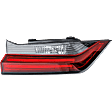Passenger Side, Inner and Outer LED Tail Light, With bulb(s), OE Replacement