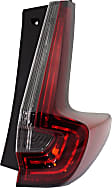 Driver and Passenger Side, Inner and Outer LED Tail Light, With bulb(s), OE Replacement, CAPA Certified