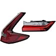 Passenger Side, Inner and Outer LED Tail Light, With bulb(s), OE Replacement, CAPA Certified