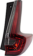 Passenger Side, Inner and Outer LED Tail Light, With bulb(s), OE Replacement, CAPA Certified