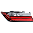 Driver Side, Inner And Outer LED Tail Light, With bulb(s), OE Replacement