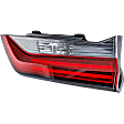 Driver Side, Inner And Outer LED Tail Light, With bulb(s), OE Replacement