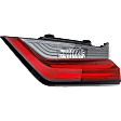 Driver Side, Inner And Outer LED Tail Light, With bulb(s), OE Replacement