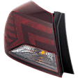 Driver Side, Inner And Outer Halogen Tail Light, With bulb(s), OE Replacement