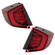 Driver and Passenger Side, Outer LED Tail Light, With bulb(s), OE Replacement