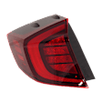 Driver and Passenger Side, Outer LED Tail Light, With bulb(s), OE Replacement
