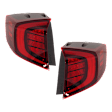 Driver and Passenger Side, Outer LED Tail Light, With bulb(s), OE Replacement, CAPA Certified