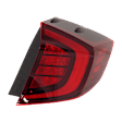 Driver and Passenger Side, Outer LED Tail Light, With bulb(s), OE Replacement, CAPA Certified