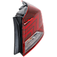 Passenger Side, Inner and Outer Tail Lights, with Bulbs, Halogen/LED Combo, USA Built Vehicle