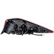 Driver Side, Inner and Outer Tail Lights, with Bulbs, Halogen/LED Combo, USA Built Vehicle