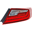 Driver and Passenger Side Halogen Tail Light, With bulb(s), OE Replacement