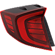 Driver and Passenger Side, Outer LED Tail Light, With bulb(s), OE Replacement