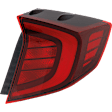 Driver and Passenger Side, Outer LED Tail Light, With bulb(s), OE Replacement, CAPA Certified