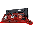 Driver and Passenger Side, Outer Tail Lights, with Bulbs, Halogen, (SEL, For Models without Convenience Package)/SE Models