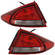 Driver and Passenger Side, Outer Halogen Tail Light, With bulb(s), OE Replacement