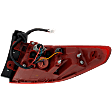 Driver and Passenger Side, Outer Halogen Tail Light, With bulb(s), OE Replacement