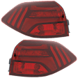 Driver and Passenger Side, Outer Tail Lights, With bulb(s), LED