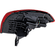 Driver and Passenger Side, Outer Tail Lights, With bulb(s), LED