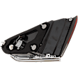 Driver and Passenger Side, Inner LED Tail Light, With bulb(s), OE Replacement