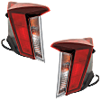 Driver and Passenger Side, Outer Halogen Tail Light, With bulb(s), OE Replacement, Sedan, CAPA Certified