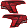 Driver and Passenger Side, Outer Halogen Tail Light, With bulb(s), OE Replacement