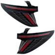 Driver and Passenger Side, Outer LED Tail Light, With bulb(s), OE Replacement