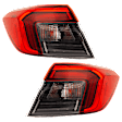 Driver and Passenger Side, Outer LED Tail Light, With bulb(s), OE Replacement