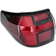 Driver and Passenger Side, Outer Tail Lights, with Bulb, LED, Mounts On Body, CAPA CERTIFIED