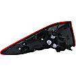 Passenger Side, Inner and Outer Halogen/LED Combo Tail Light, With bulb(s), OE Replacement