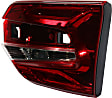 Driver and Passenger Side, Inner Tail Lights, with Bulbs, LED, Mounts on Liftgate