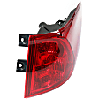 Driver and Passenger Side, Inner and Outer Halogen/LED Combo Tail Light, With bulb(s), OE Replacement, CAPA Certified