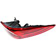 Passenger Side, Inner and Outer Halogen/LED Combo Tail Light, With bulb(s), OE Replacement, CAPA Certified
