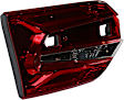 Driver and Passenger Side, Inner Tail Lights, with Bulbs, LED, Mounts on Liftgate, CAPA Certified