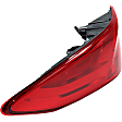 Driver Side, Inner And Outer Halogen/LED Combo Tail Light, With bulb(s), OE Replacement