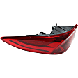 Driver Side, Inner And Outer Halogen/LED Combo Tail Light, With bulb(s), OE Replacement
