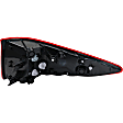 Driver Side, Inner And Outer Halogen/LED Combo Tail Light, With bulb(s), OE Replacement