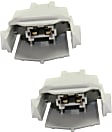 Rear, Driver and Passenger Side License Plate Lights