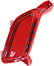 Rear, Driver and Passenger Side Bumper Reflector - Without Turbo