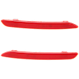 Rear, Driver and Passenger Side Bumper Reflector