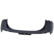 Rear, Upper and Lower Primed Bumper Cover