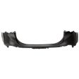 Rear, Upper and Lower Primed Bumper Cover CAPA Certified