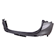 Rear, Upper and Lower Upper - Primed, Lower - Textured Bumper Cover CAPA Certified