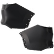 Rear, Driver and Passenger Side Bumper Covers, Primed, CAPA CERTIFIED