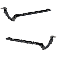 Rear, Driver and Passenger Side Bumper Brackets, Bumper Spacer